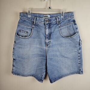 Vtg Jorts Mens 36 (fit 34x9) Denim Jean Shorts Relaxed Fit Y2K Baggy distressed